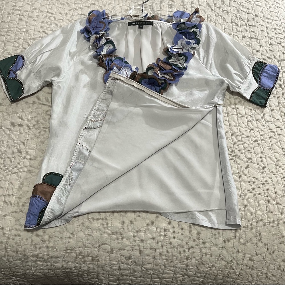 Marc Jacobs Multicolor Ruffle Blouse - Picture 11 of 16